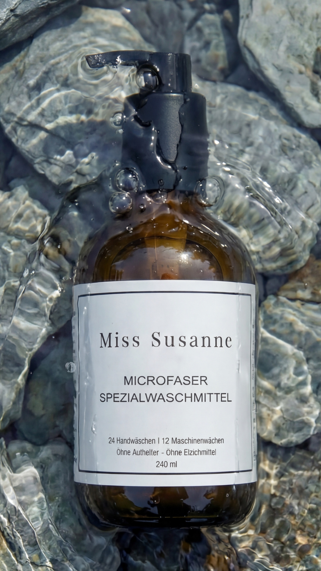 Reinigendes Waschmittel für Mikrofasern