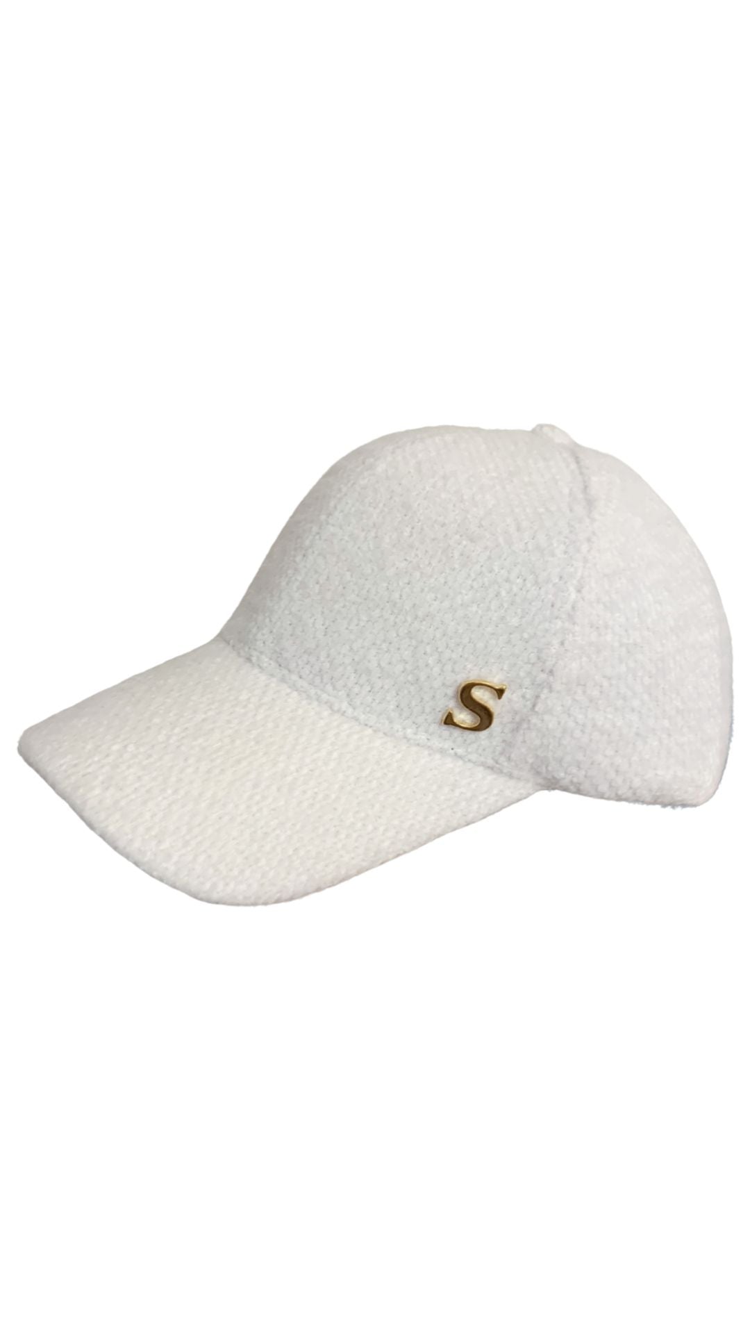 Flauschige Cap in Creme