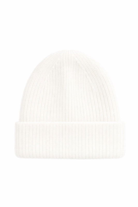 Kaschmir Mütze in Creme